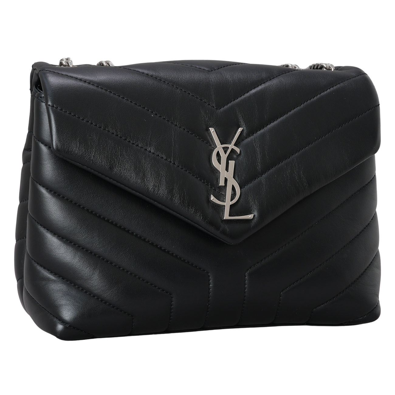 YVES SAINT LAURENT(USED)생로랑 494699 모노그램 쉐브론 루루백